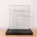 Glass Plaque